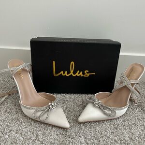 Bridal Bow Heels